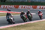 Jordi Torres vor Tom Sykes und Jonathan Rea 