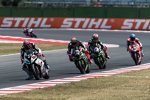 Jordi Torres vor Tom Sykes und Jonathan Rea 