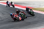 Marco Melandri vor Tom Sykes und Jonathan Rea 