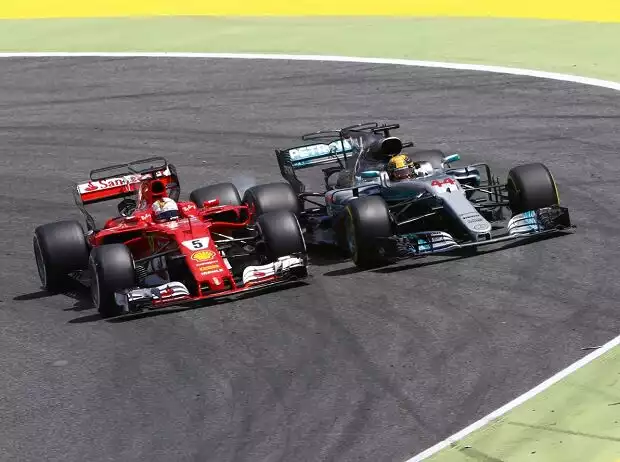 Sebastian Vettel, Lewis Hamilton Titel-Bild zur News: Sebastian Vettel, Lewis Hamilton