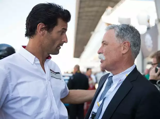 Mark Webber, Chase Carey Titel-Bild zur News: Mark Webber, Chase Carey