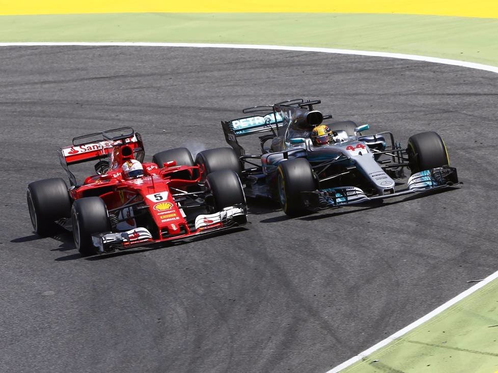 Sebastian Vettel, Lewis Hamilton