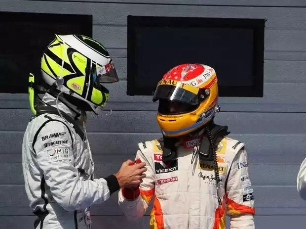 Fernando Alonso, Jenson Button Titel-Bild zur News: Fernando Alonso, Jenson Button