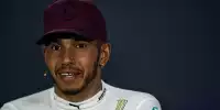 Bild zum Inhalt: Lewis Hamilton gibt Entwarnung: Rücktritt derzeit kein Thema