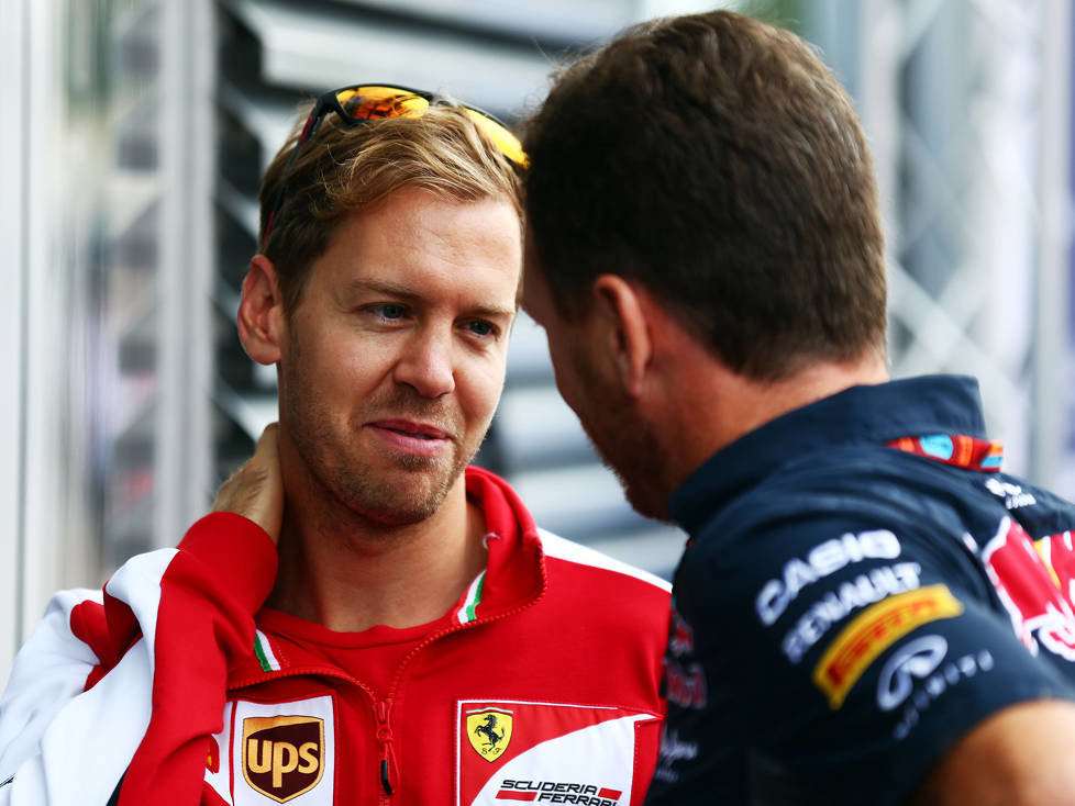 Sebastian Vettel, Christian Horner