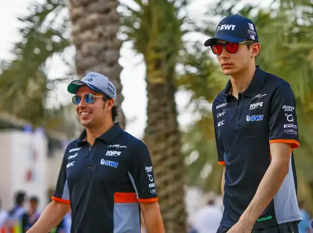 Sergio Perez, Esteban Ocon Titel-Bild zur News: Sergio Perez, Esteban Ocon