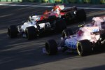 Sebastian Vettel (Ferrari), Felipe Massa (Williams), Sergio Perez (Force India) und Esteban Ocon (Force India) 