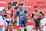 Danilo Petrucci, Valentino Rossi und Marc Marquez 