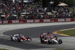 Conor Daly (Foyt), Esteban Gutierrez (Coyne) und Marco Andretti (Andretti) 