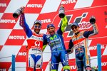 Danilo Petrucci, Valentino Rossi und Marc Marquez 