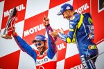 Danilo Petrucci und Valentino Rossi 