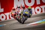 Valentino Rossi vor Danilo Petrucci, Andrea Dovizioso und Marc Marquez 