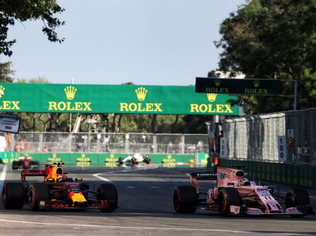 Sergio Perez, Max Verstappen