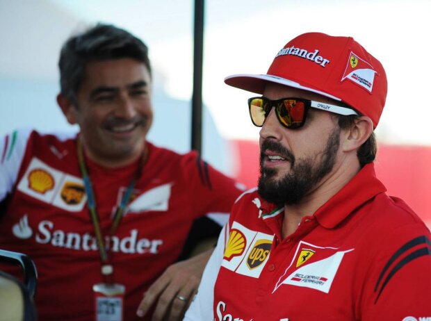 Titel-Bild zur News: Marco Mattiacci, Fernando Alonso