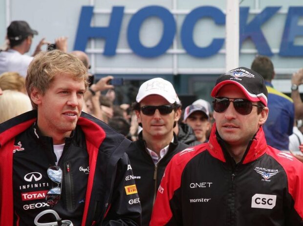 Titel-Bild zur News: Sebastian Vettel, Timo Glock
