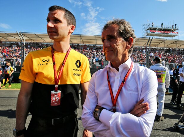 Titel-Bild zur News: Remi Taffin und Alain Prost