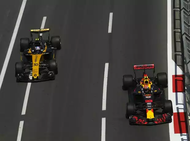 Max Verstappen, Jolyon Palmer Titel-Bild zur News: Max Verstappen, Jolyon Palmer