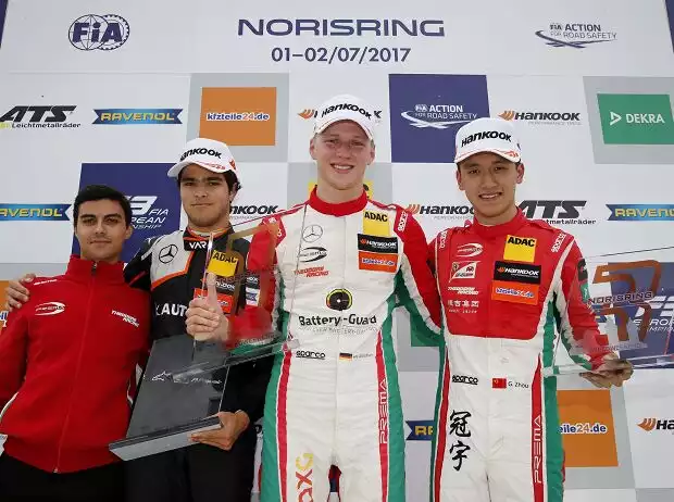 Titel-Bild zur News: Pedro Piquet, Guanyu Zhou, Maximilian Günther