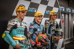 Joan Mir, Aron Canet und Nicolo Bulega 