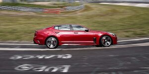 Kia Stinger wird auf dem Nürburgring getestet