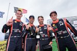 Sebastian Marshall, Hayden Paddon, Thierry Neuville und Nicolas Gilsoul 