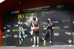 Andreas Bakkerud, Johan Kristoffersson und Sebastien Loeb 