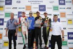 David Coulthard, Jehan Daruvala und Lando Norris 