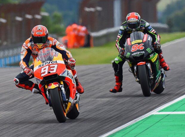 Marc Marquez, Jonas Folger Marc Marquez, Jonas Folger