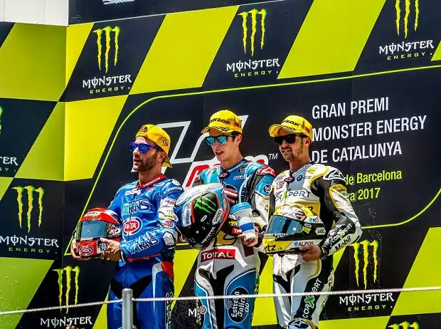 Mattia Pasini, Alex Marquez, Thomas Lüthi Titel-Bild zur News: Mattia Pasini, Alex Marquez, Thomas Lüthi