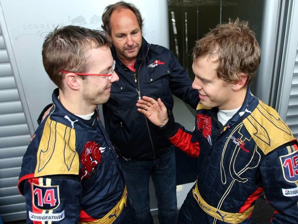 Sebastian Vettel, Sebastien Bourdais, Gerhard Berger