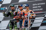 Jonas Folger, Marc Marquez und Daniel Pedrosa 