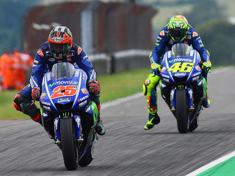 Maverick Vinales, Valentino Rossi, Andrea Dovizioso