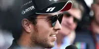 Bild zum Inhalt: Trophäenfieber: Sergio Perez will Podestplatz bald nachholen