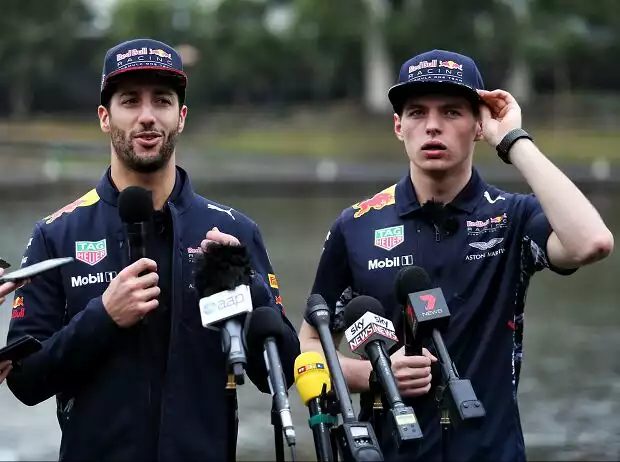 Daniel Ricciardo, Max Verstappen Titel-Bild zur News: Daniel Ricciardo, Max Verstappen