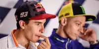 Bild zum Inhalt: Rammstoß in der Formel 1: Das sagen Marquez und Rossi