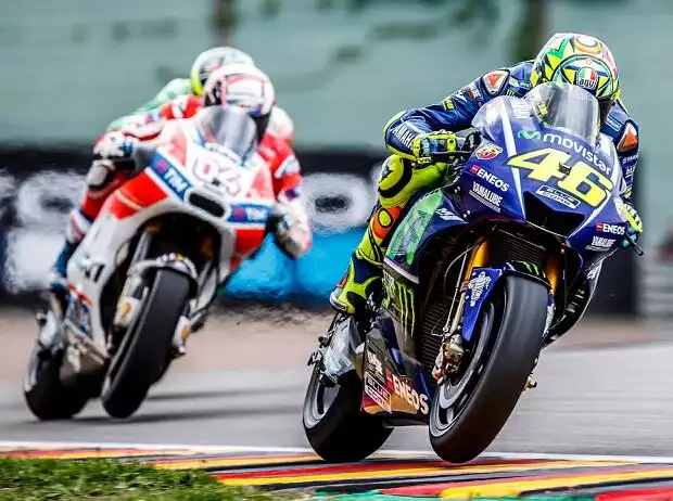 Titel-Bild zur News: Valentino Rossi, Andrea Dovizioso