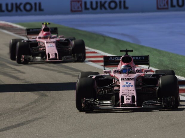 Sergio Perez, Esteban Ocon