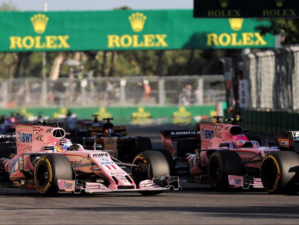 Sergio Perez, Esteban Ocon