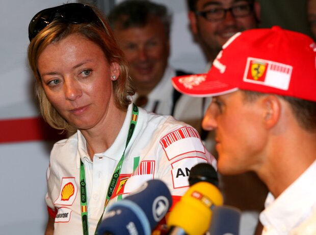 Sabine Kehm und Michael Schumacher