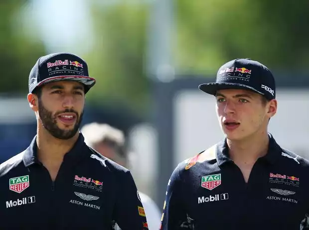 Daniel Ricciardo, Max Verstappen Titel-Bild zur News: Daniel Ricciardo, Max Verstappen