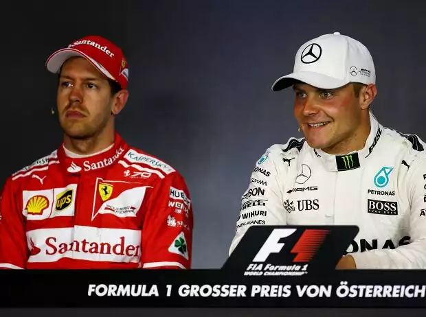 Sebastian Vettel, Valtteri Bottas Titel-Bild zur News: Sebastian Vettel, Valtteri Bottas