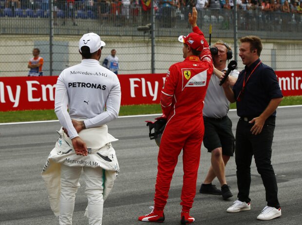 Valtteri Bottas, Lewis Hamilton, Sebastian Vettel, Davide Valsecchi Valtteri Bottas, Lewis Hamilton, Sebastian Vettel, Davide Valsecchi