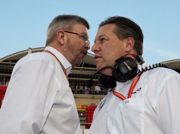 Ross Brawn, Zak Brown Ross Brawn, Zak Brown