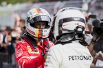 Sebastian Vettel (Ferrari) und Valtteri Bottas (Mercedes) 