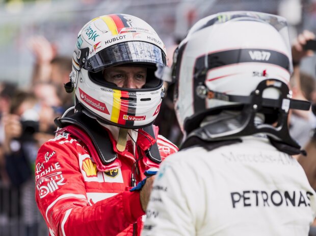 Sebastian Vettel, Valtteri Bottas Sebastian Vettel, Valtteri Bottas