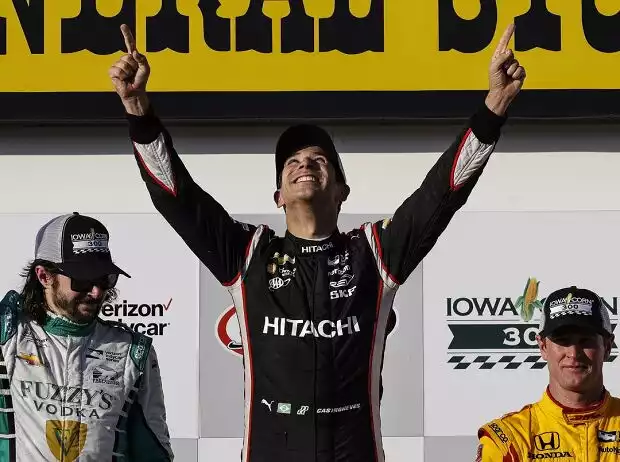 J.R. Hildebrand, Ed Carpenter, Ryan Hunter-Reay Titel-Bild zur News: J.R. Hildebrand, Ed Carpenter, Ryan Hunter-Reay