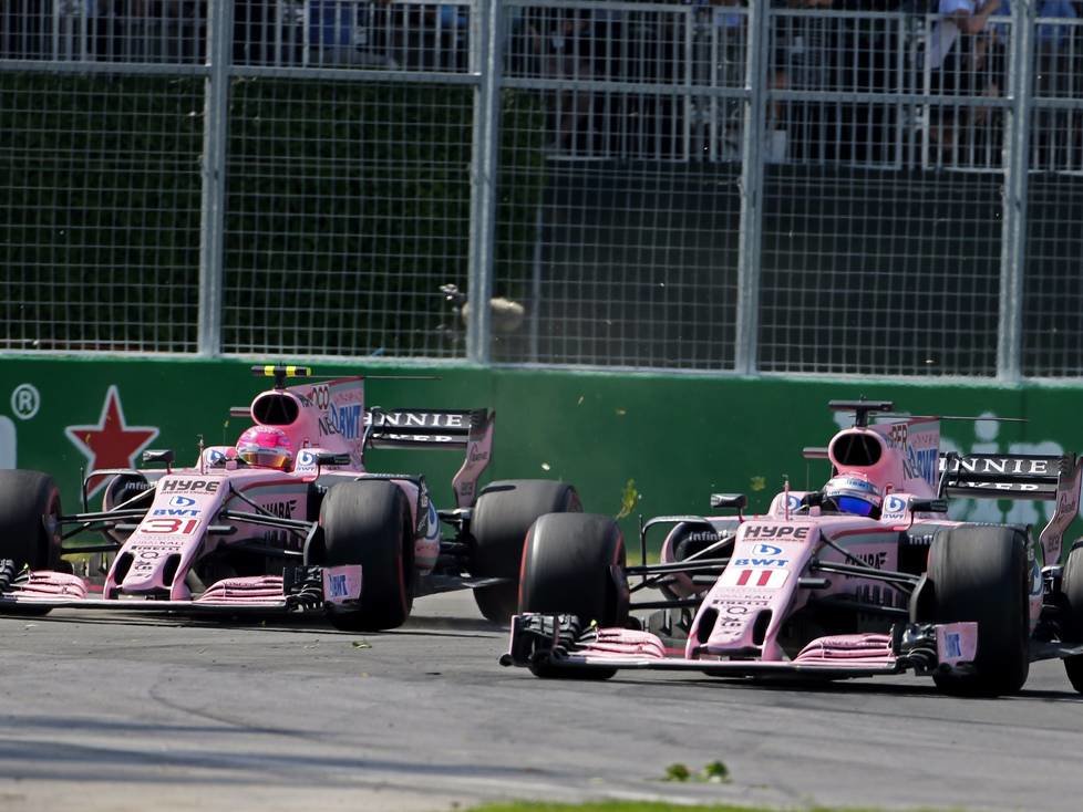 Esteban Ocon, Sergio Perez