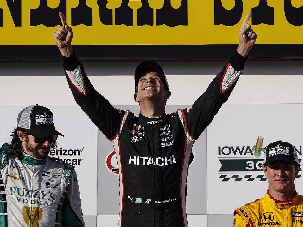 J.R. Hildebrand, Ed Carpenter, Ryan Hunter-Reay