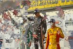 J.R. Hildebrand (Carpenter), Helio Castroneves (Penske) und Ryan Hunter-Reay (Andretti) 