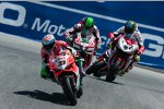 Marco Melandri vor Eugene Laverty und Leon Camier 